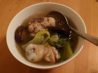 芥菜香菇雞湯