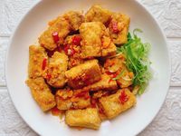 金沙豆腐