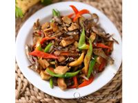 豆干炒小魚乾