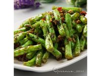 四季豆煸肉末