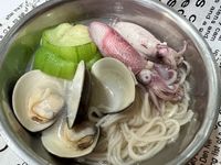 絲瓜蛤蠣麵線