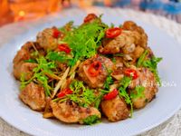 香茅炒雞