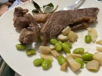 杏鮑菇炒毛豆（西式）
