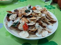酒香炒花蛤