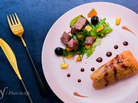 端午粽子創意食譜│肉粽雙拼蔬食沙拉
