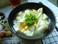 【清冰箱料理】雞蛋豆腐湯餃