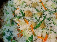 天貝 青江菜飯