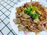 白灼豆芽肉片︱清爽無負擔