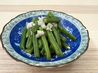 蒜炒醜豆