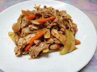 黑胡椒豬肉片