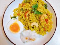印度綠咖喱抓飯ग्रीन पुलाव