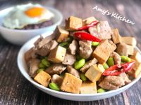 家常豆乾炒肉