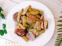 低醣健康料理-古早味芋葉小肉排