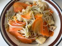 花枝丸炒豆芽