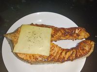 香煎烤鮭魚