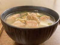 鮭魚豆腐納豆味噌湯