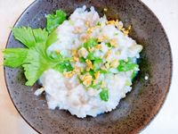 青菜瘦肉粥