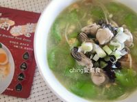 10分鐘上菜-紅蔥絲瓜鮮蚵關東麵