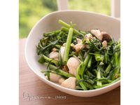 鮮菇炒空心菜