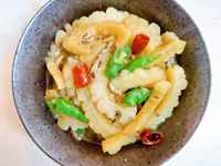 小魚豆豉燒苦瓜