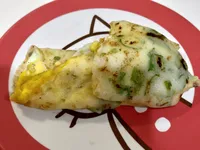 芹菜玉米粉漿蛋餅~ 廚房小白也能做