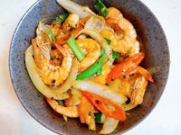 泰式胡椒蝦กุ้งผัดพริกไทย