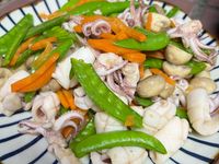 小卷炒蔬食