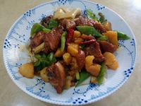 大盤雞皮帶麵