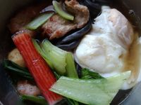 肉排墨魚麵