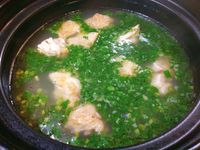 雙蔥雞湯