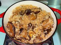 爆薑麻油雞飯