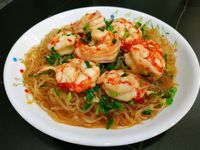 鮮蝦粉絲煲