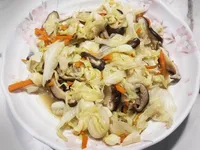 炒香菇高麗菜