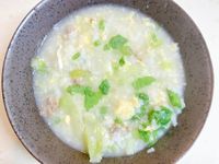 青菜瘦肉粥(二)