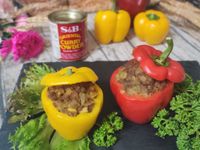 咖哩牛肉鑲甜椒