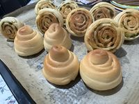 蔥花烤饅頭