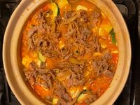 牛肉嫩豆腐煲