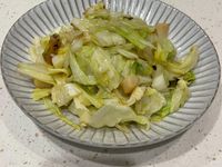 清炒干貝高麗菜