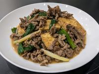 肉絲燴蛋豆腐