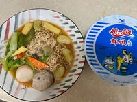 鮮蝦燴燴燴麵