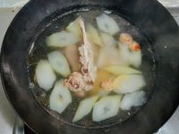 芥菜心燉雞湯