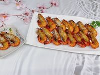 氣炸蒜香胡椒蝦~香辣又涮嘴｜氣炸烤箱食譜