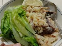 烤魚蛋炒飯
