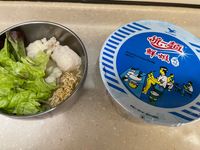 鮮蝦魚湯麵