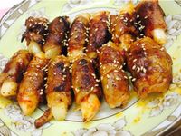 Korea- 韓式年糕肉串卷