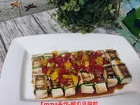櫛瓜豆腐煎