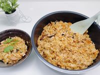 香菇雞肉鍋巴飯~萬用鍋食譜