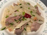 豆薯炒肉絲