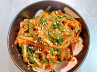 韓式苦苣生泡菜치커리겉절이