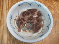 蒸鯨魚豬肉